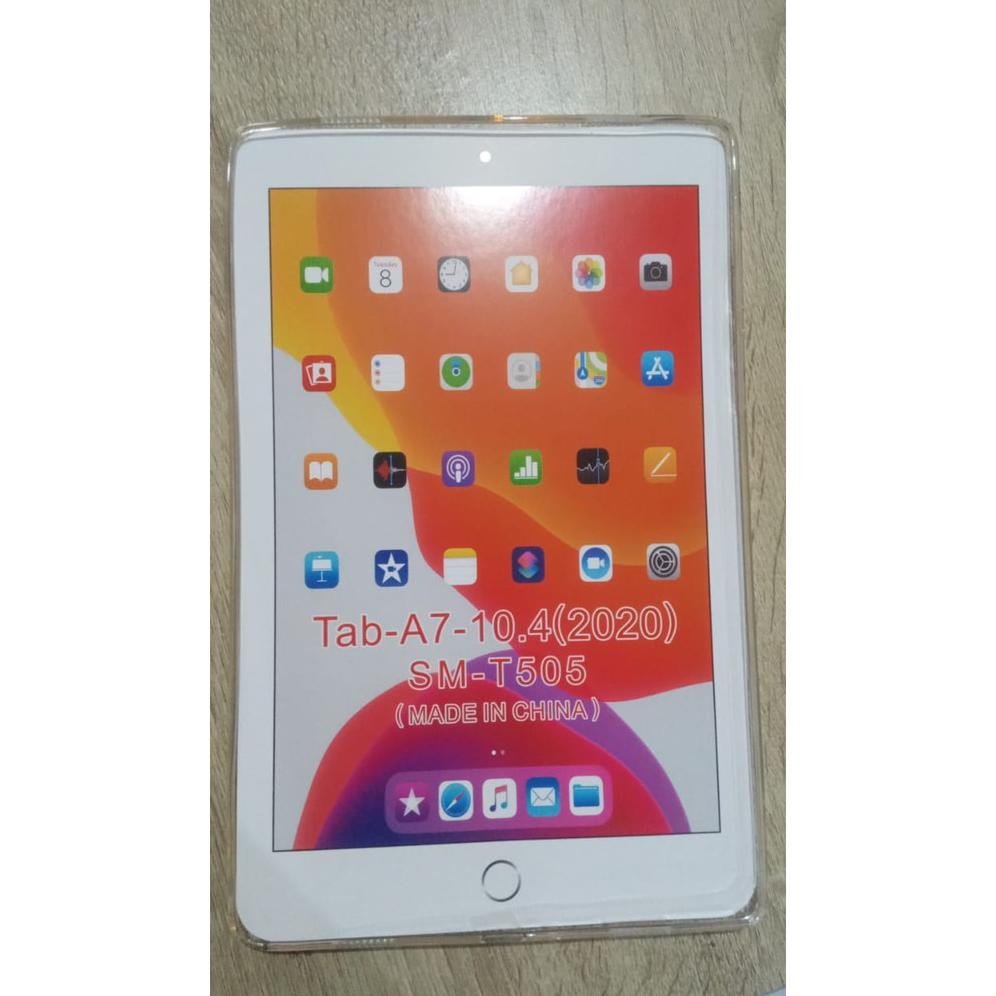 Terbaru Sbt-001 Samsung Tab A7 10.4 Inch 2020 T500 T505 Silikon Clear Cover Shock Absorption Bening 