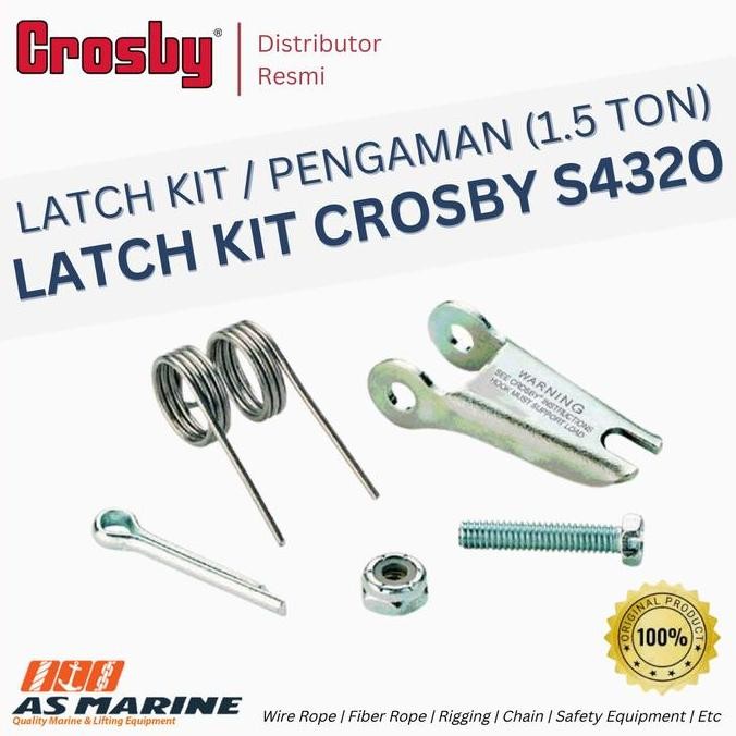 Crosby Latch Kit S4320 1.5 Ton Alloy