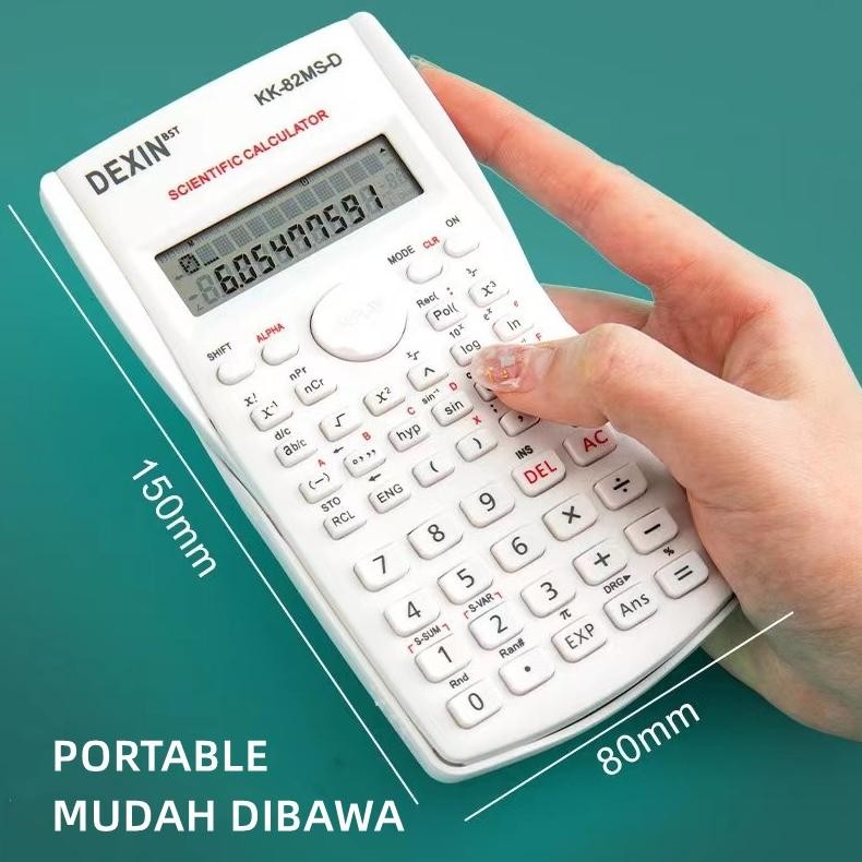 

Promo..!!! Kalkulator Color Function Scientific Kalkulator 24 Fungsi Kalkulasi 3 Warna 1700 Scientific Calculator Kk-82Ms-D-Gratis Baterai Vb-8