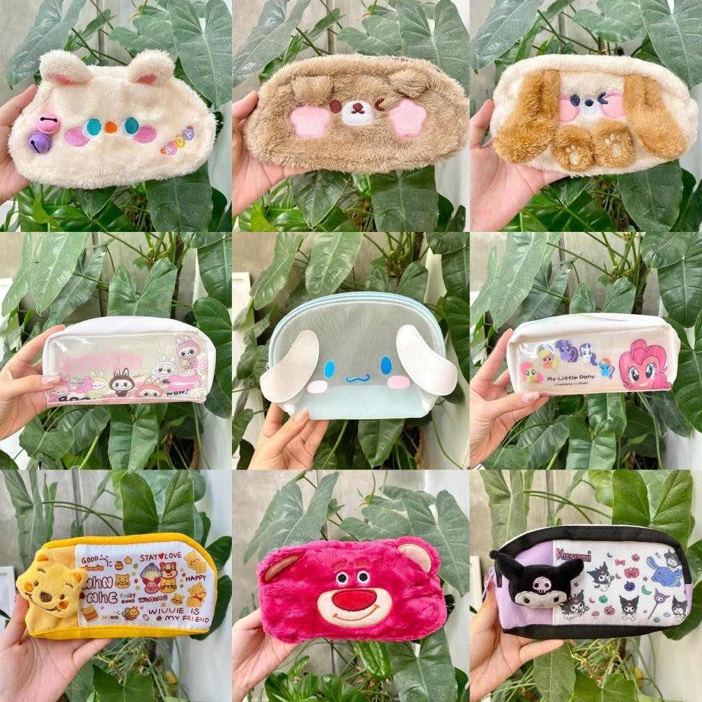 

Original Tempat Pensil Serbaguna Bulu Halus Perlengkapan Alat Sekolah Kantor Kuliah Dewasa Anak Karakter Lotso Montesr Inc Buzz Alien Capybara Lucu Unik Hadiah Gift Ga24