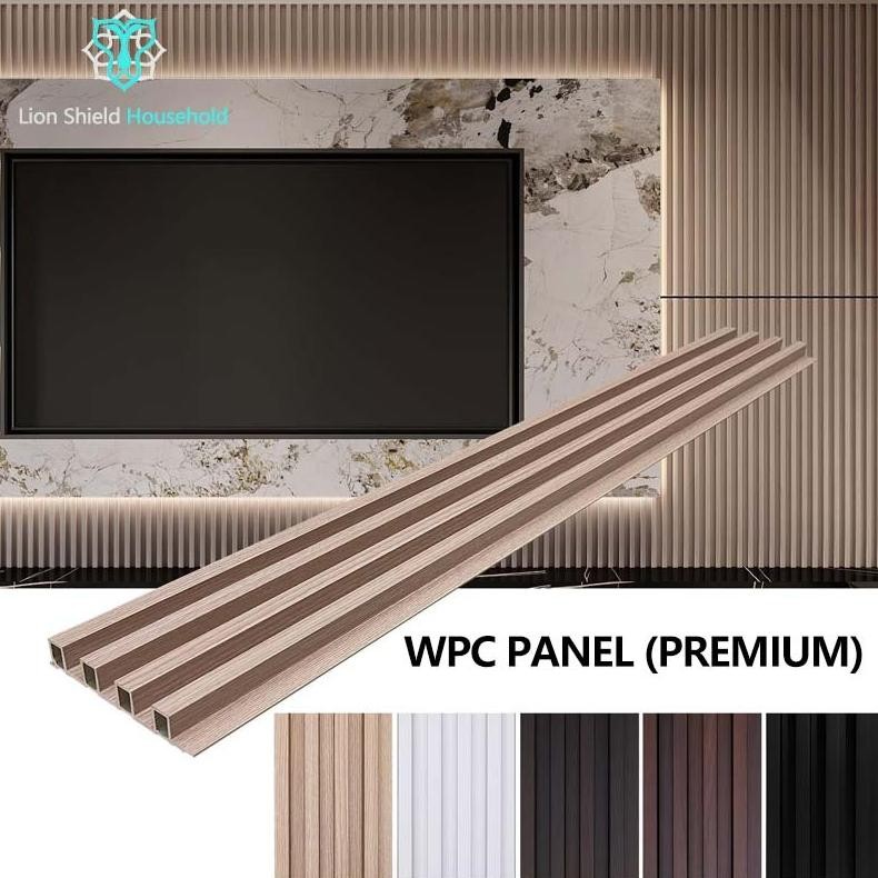 Wood WPC Wall Panel 2.9Meter*16Cm  Dekorasi Dinding Anti Rayap Dan Anti Air WPC Aestetic Dinding Mot