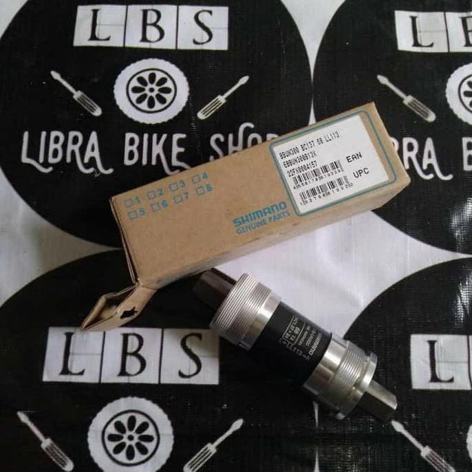Promo BOTTOM BRACKET SHIMANO UN300 113 MM KOTAK l BB SHIMANO UN300 113 MM COD