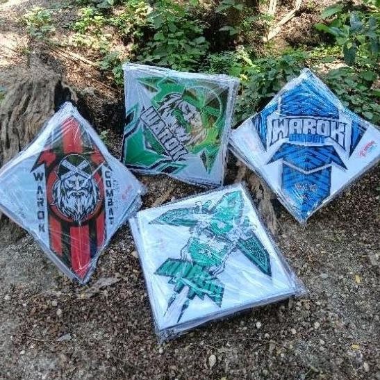 Layangan Sukhoi Warok Super Lilitan Apus 20 pcs + 1