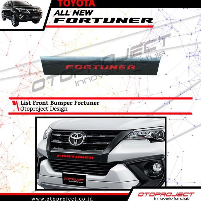 PROMO - Otoproject - List Front Bumper A.N Fortuner 206 Otoproject | Cover Bumper Depan Fortuner