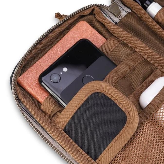 Tas Eiger 910007533 Black Hand Bag Classhall Stationery Pouch Original Terbaru