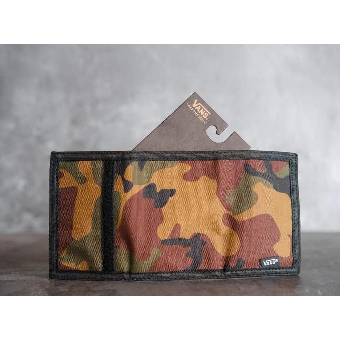 Sale Vans Slipped Wallet Camo Army / Dompet Vans Original Camo Army