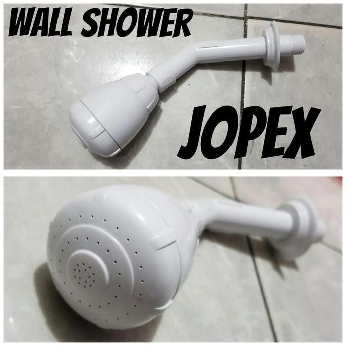 Shower tanam plastik jopex