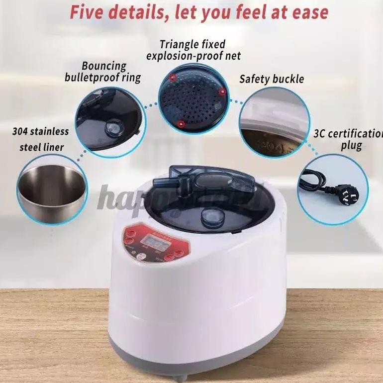 Terlaris | Terbaru | Best Seller | Termurah 2.5L Sauna Steamer Portable Pot Mesin Spa Terapi Kesehat