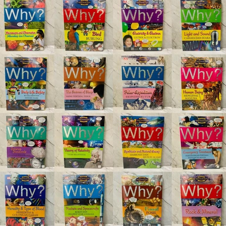 Promo Original Komik Why? Seri Pengetahuan Dasar / Social Science / Country / People / Matematika / 