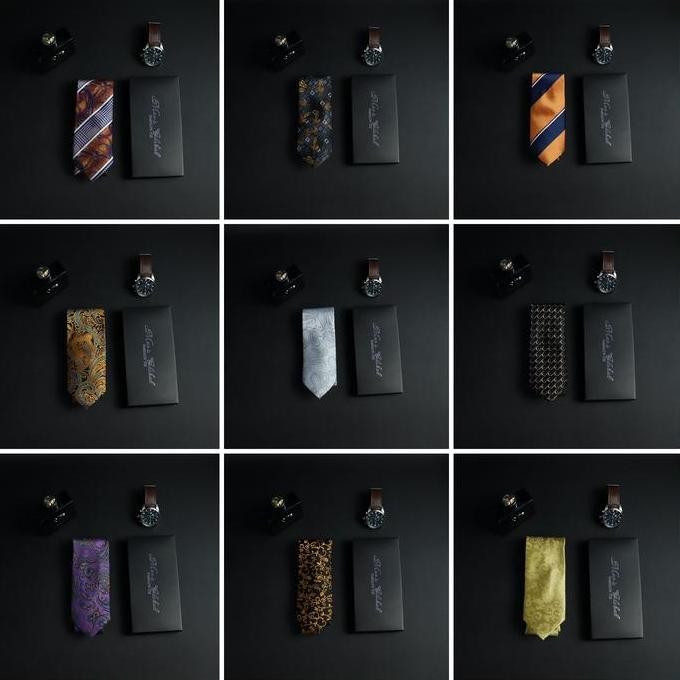 DASI PRIA CORAK BATIK PREMIUM LEBAR 8 CM ELEGAN WEDDING BIRU KANTOR