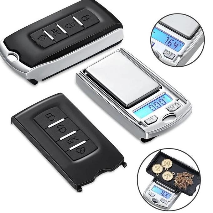 Vixplorn-Mini Timbangan 0.01/200 Gram Mini Electronic Scale/TIMBANGAN DIGITAL MINI/TIMBANGAN PERHIAS