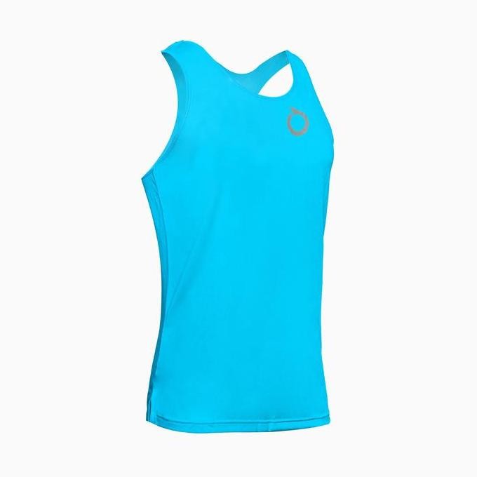 PROMO DISKON - BAJU LARI/ RUNNING ORTUSEIGHT HYPERSONIC . RN TANK M - CYAN