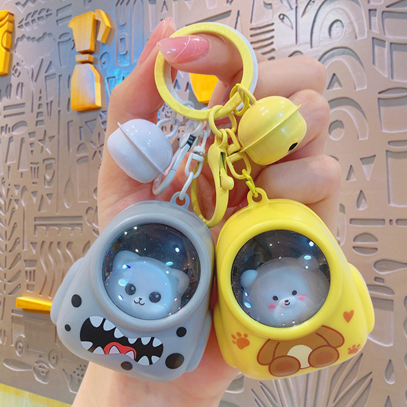 Ornamen Gantungan Kunci Tas Lampu Malam Bersinar