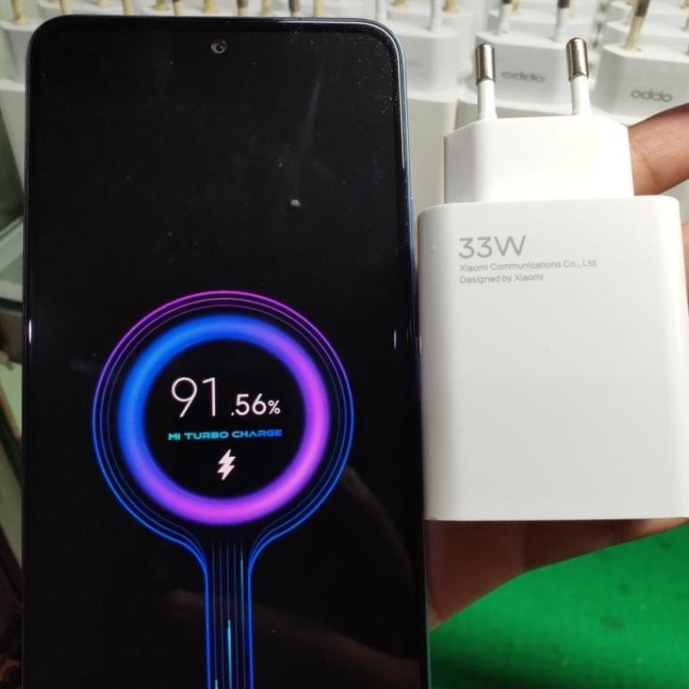 Original Charger Xiaomi 3A 33Wat Original Hp Mi Turbo Charge Poco 9Pro F2Pro F3 X3Pro X3Nfc X5Pro M2