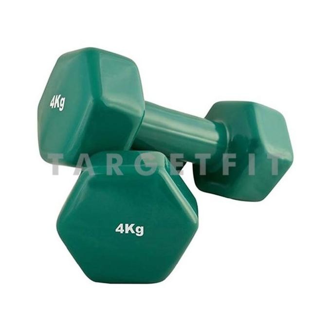 NEW - VINYL DUMBBELL 4KG IRON BULL