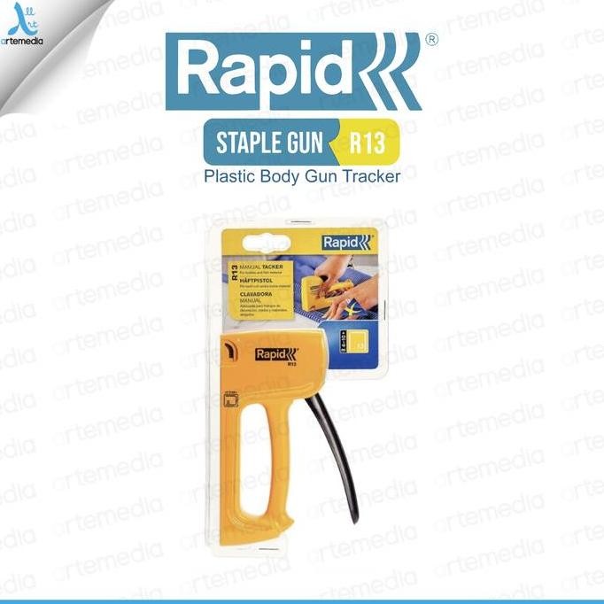 

Rapid R13 Staple Gun Plastic Body Tacker Manual Ringan DIY & Craft | Original Swedia