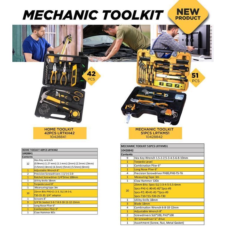 FMT Kunci Mekanik Krisbow / Tool kit Krisbow / Tool set Krisbow 51 Pcs