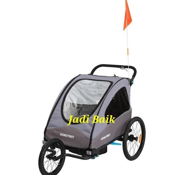 TP Bike Trailer Baby Kids 3 in 1 Kereta Sepeda