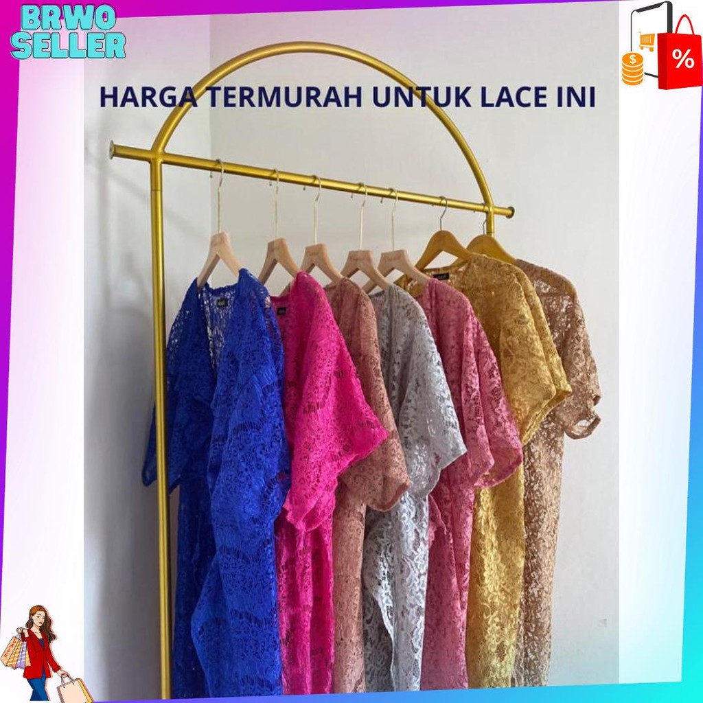 (VIASOF) LACE OUTER - OUTER BROKAT PREMIUM