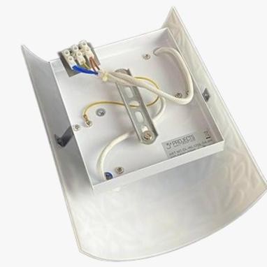 Lampu Dinding / Wall Lamp White Chrome Glass 3+DL-WL1206-GAC-AH