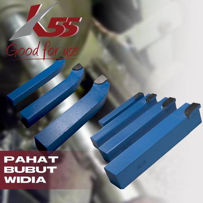 K55 Pahat Bubut Pisau Bubut Widia Holder tipe ISO2 20x20x125mm DIN4972