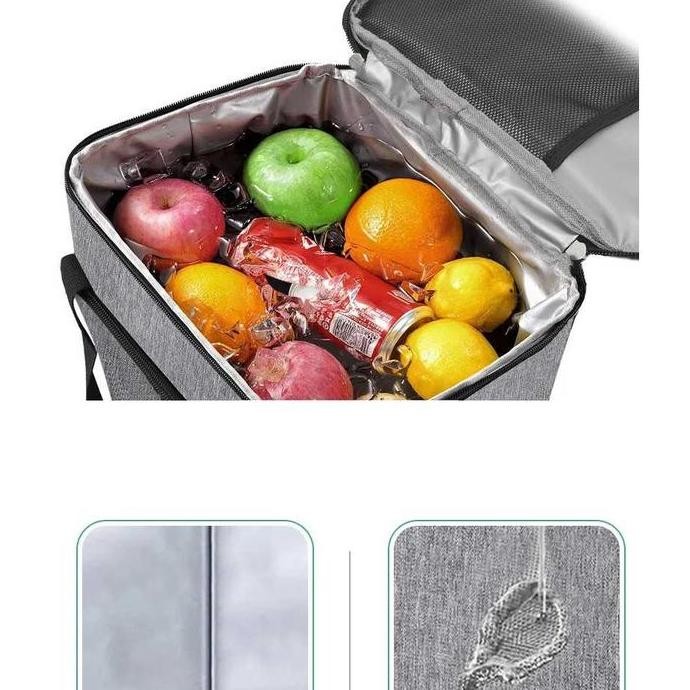 COD Tas Cooling Cooler Bag Box Pendingin Makanan Minuman Es Batu Ice Cream Tahan Dingin Dan Panas Ba