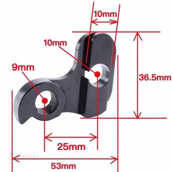 Premium Muqzi Drop Out Sepeda Lipat Rb Fixie Rear End Anting Hanger Rd Dropout High Quality