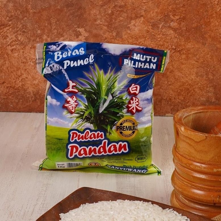 

Beras Pulen Rasa Pandan 1Kg Dan 5Kg/Beras 1Kg Rasa Pandan Dan 5Kg