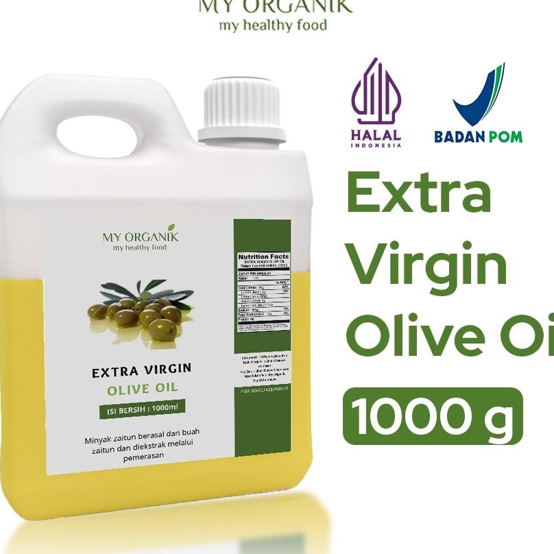 

My Organik 1 Liter Evoo Extra Virgin O Oil Minyak Zaitun Murni