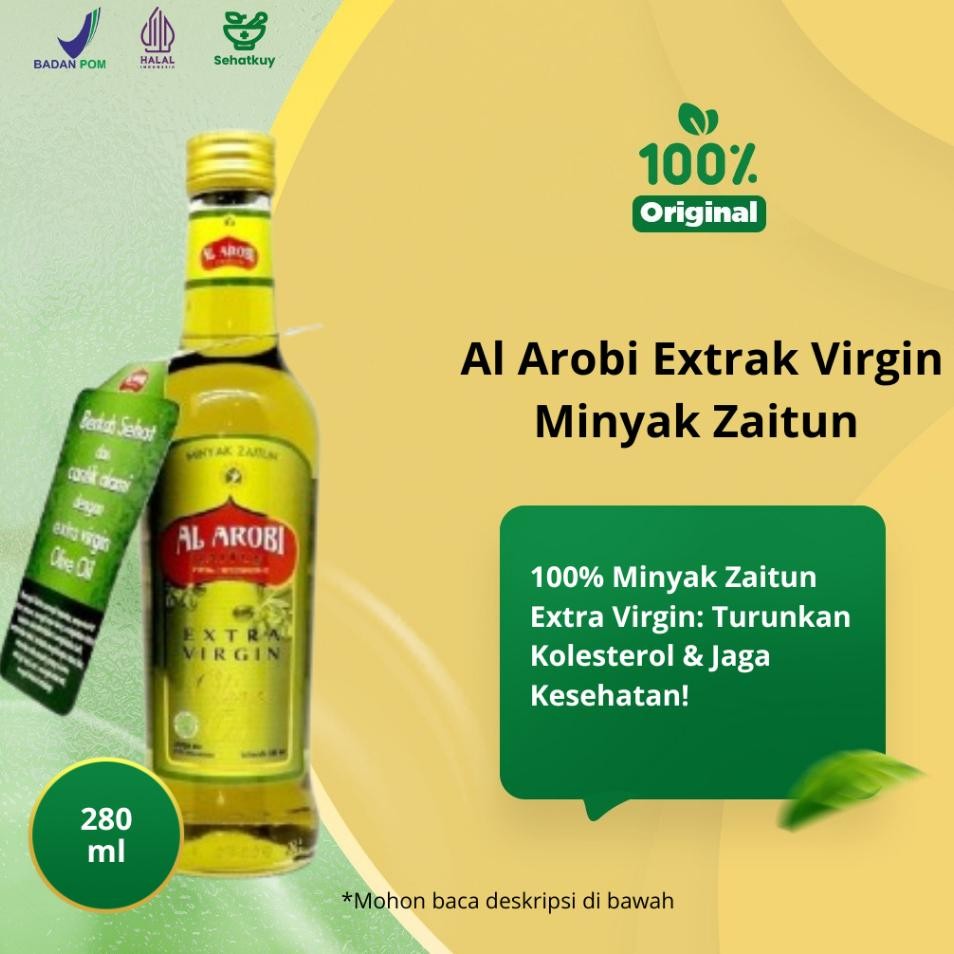 

Minyak Zaitun Al Arobi Perasan Pertama Extra Virgin O Oil 285 Ml