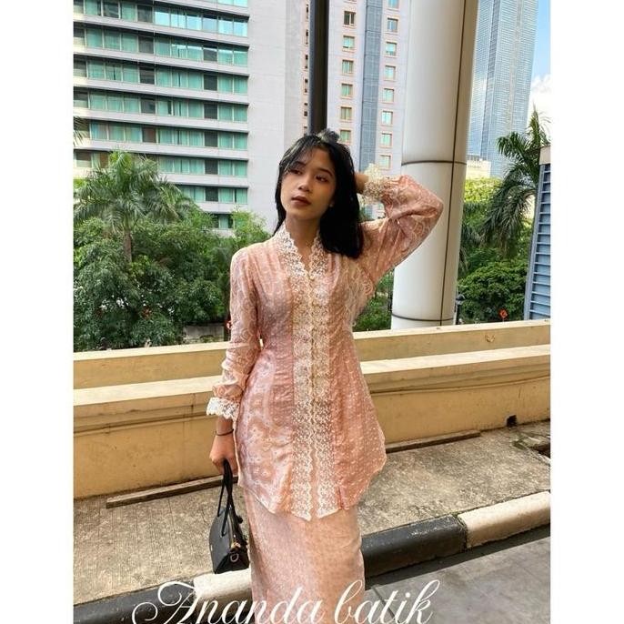 Kebaya  kutu baru batik & lilit Wanita - setelan kebaya kutu baru SS