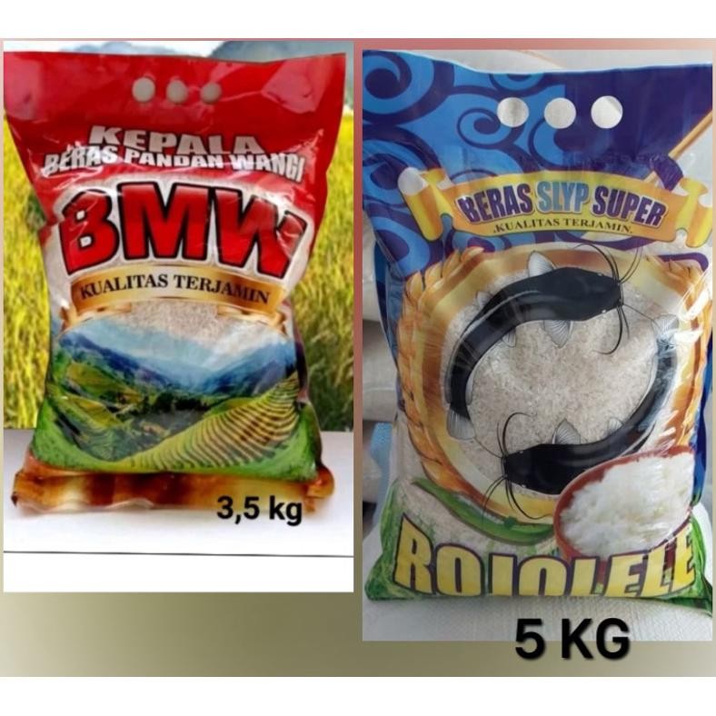 Beras 3,5 Kg/5Kg/Beras Bmw/Beras Rojolele