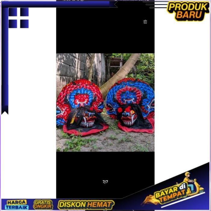 Flash Sale Barongan Caplokan Anak Dari Kayu