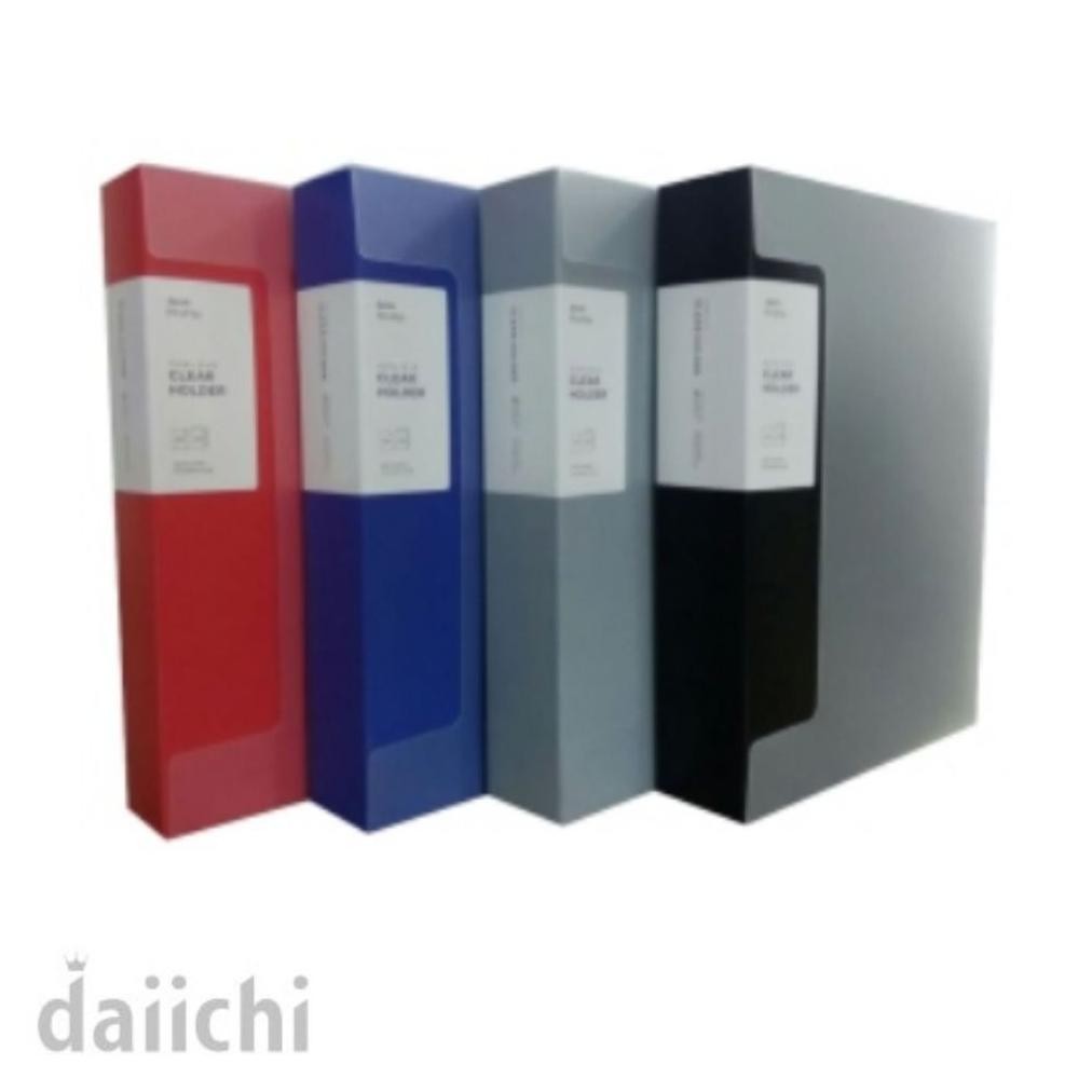 

Daiichi - Clear Holder 60/100 Pocket Document Map File Dokumen Keeper Display Book Daiichi DPR File Organizer Holder Map Ukuran A4 / Folio