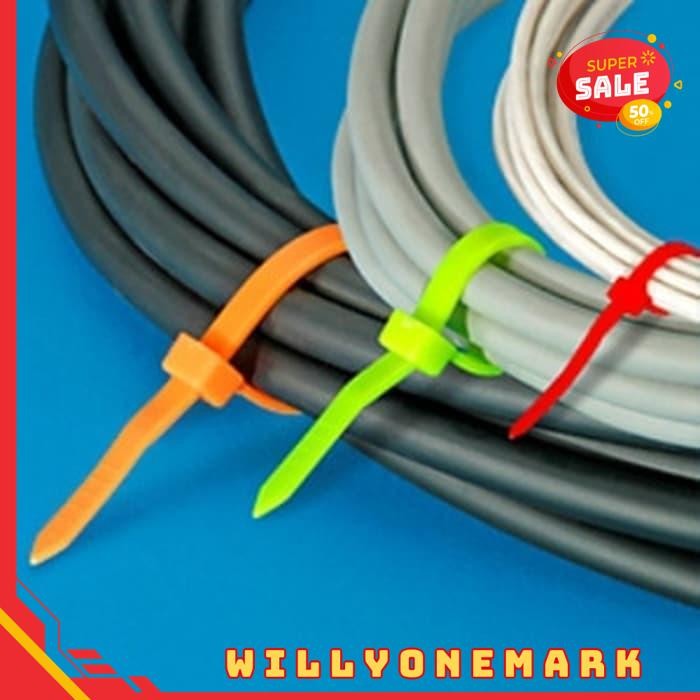 

KABEL TIES CABLE TIES KABEL TIS CABLE TIE PERAPIH 2.5X150MM ISI 100PCS TERMURAH
