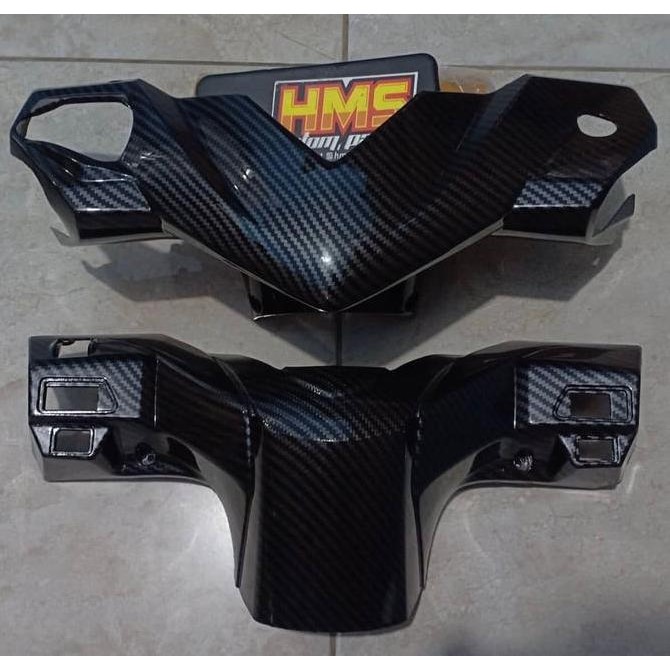 Batok Depan dan Batok Belakang Honda Beat Karbu full carbon New Carbon
