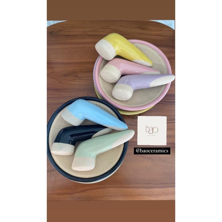 Cobek & Uleg Keramik Kecil - SNI