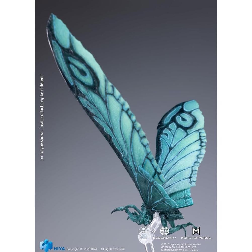 HIYA TOYS GODZILLA (2019) MOTHRA EMERALD TITAN VERSION EXQUISITE BASIC SERIES ACTIONFIGUR ORIGINAL