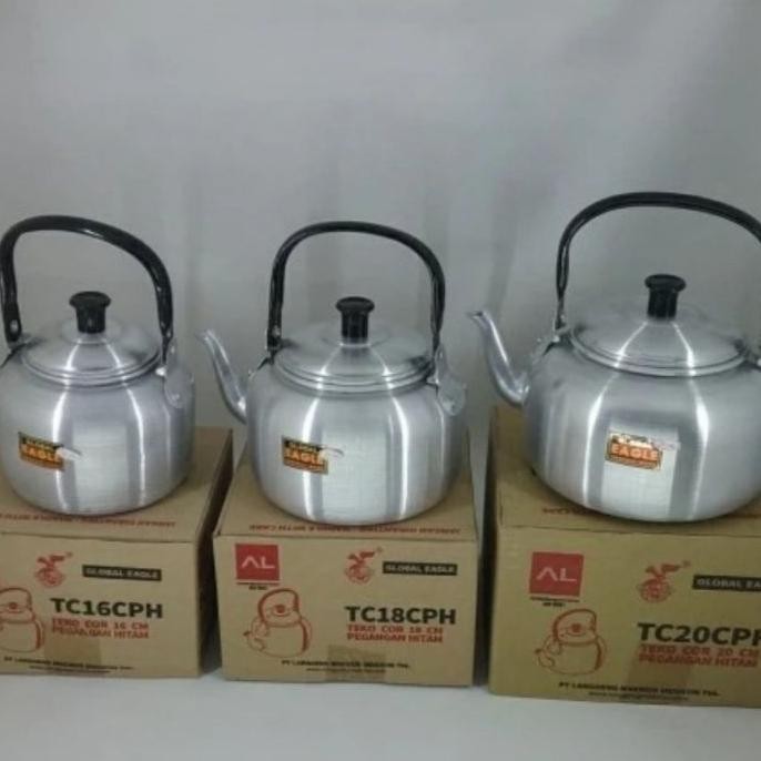 Teko Teh Ceret Aluminium 16 Cm Teko Cor Global Eagle