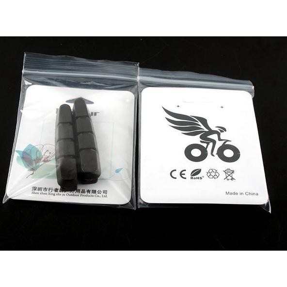 Premium Refill U Brake Shoe Alloy Rim Replacement C Karet Kampas Rem Ubrake Sepeda Lipat Balap Rb Co