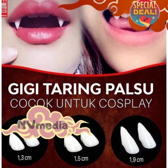 Cod Gigi Taring Mainan Prank Gigi Palsu Taring Halloween