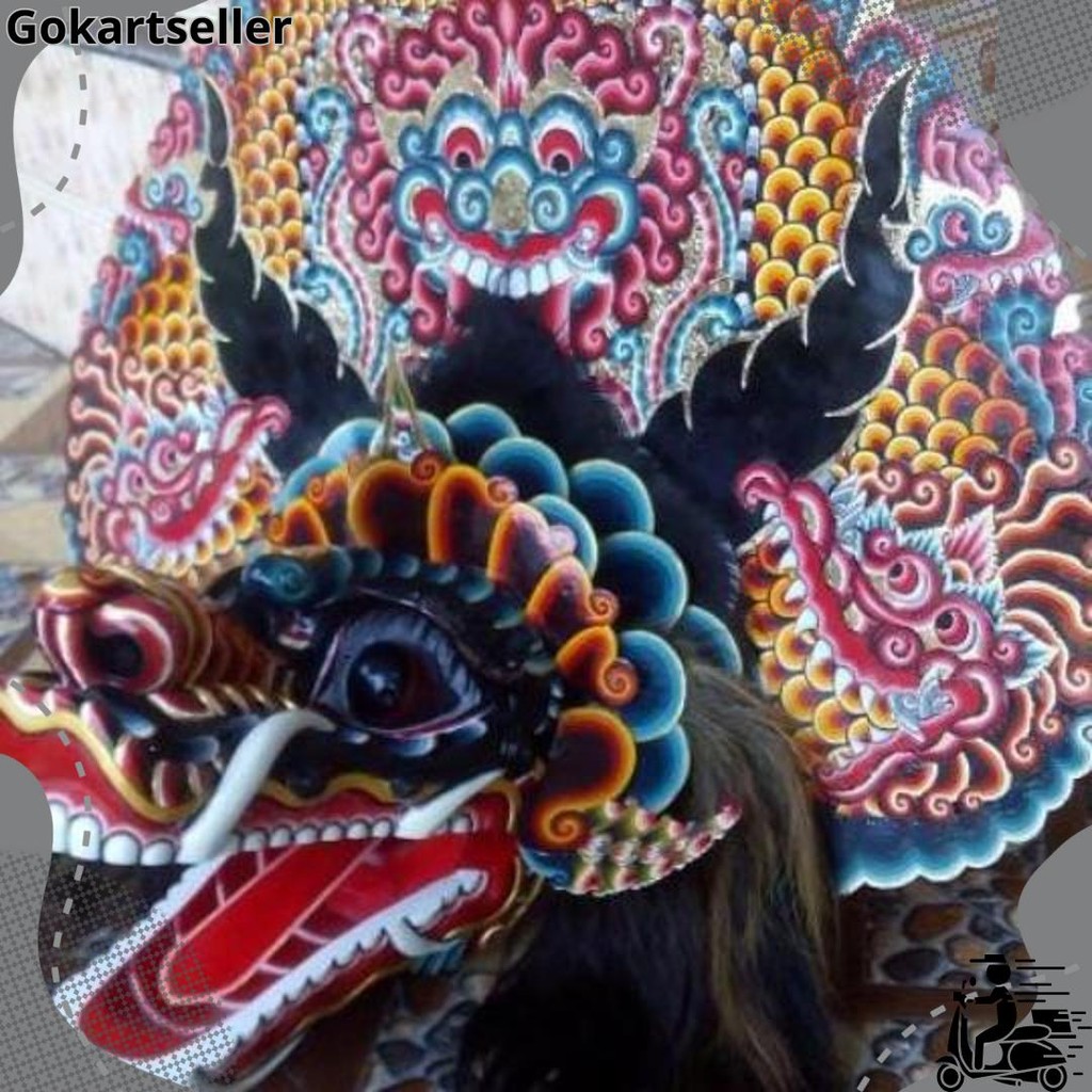 K3- 70 Barongan anak barongan barongan murah jaranan kediri Terbaru barongan spon devil Mainan anak 