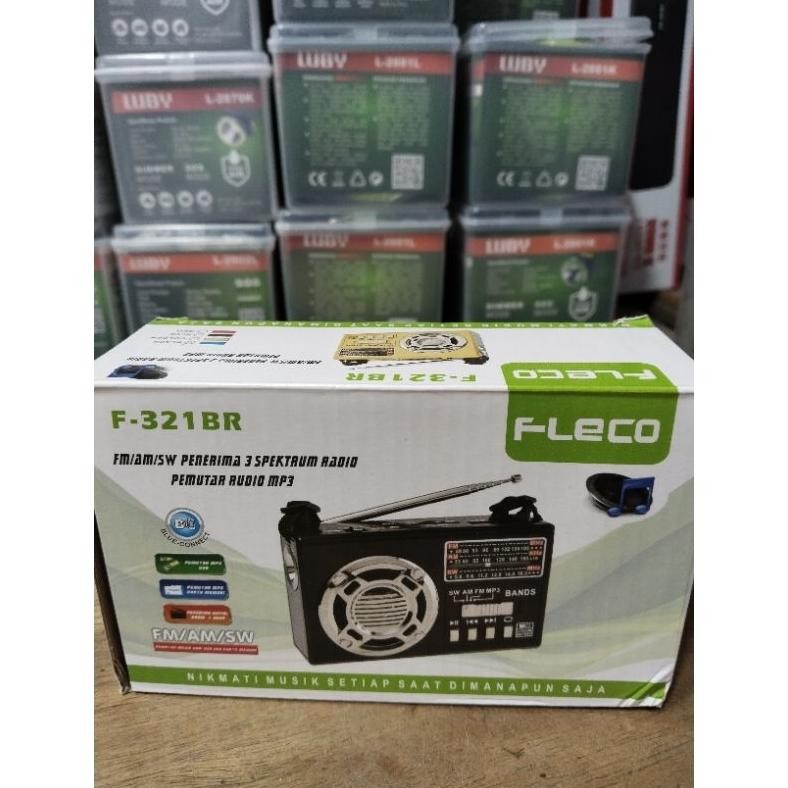RADIO JADUL FLECO F-321BR Radio Suara Besar Sinyal Kaut MP3