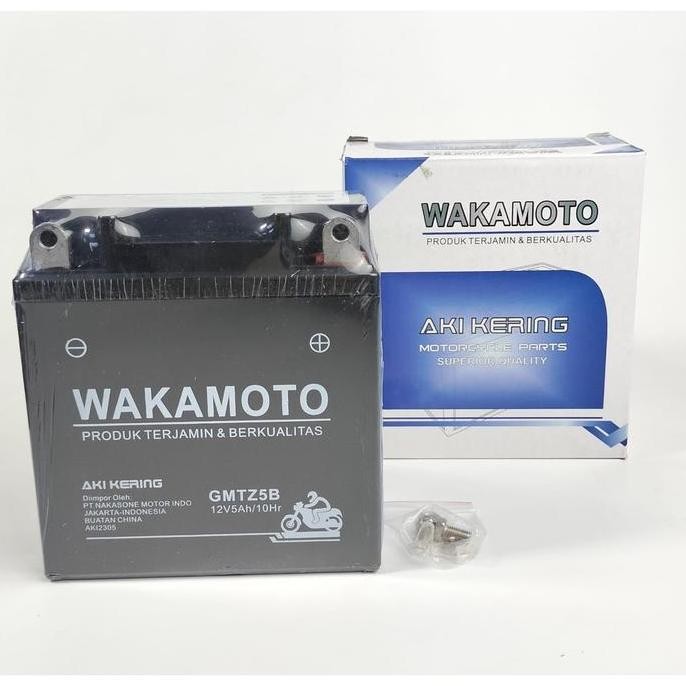 AKI ACCU KERING GM5Z-5B MF WAKAMOTO AKI MOTOR