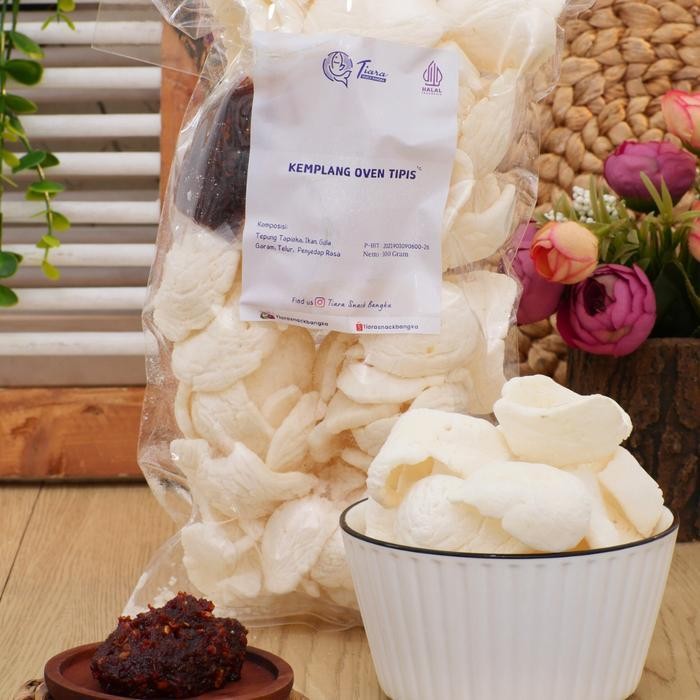 

ES Kemplang Tipis/Kerupuk Tipis Oven Tiara Snack Bangka