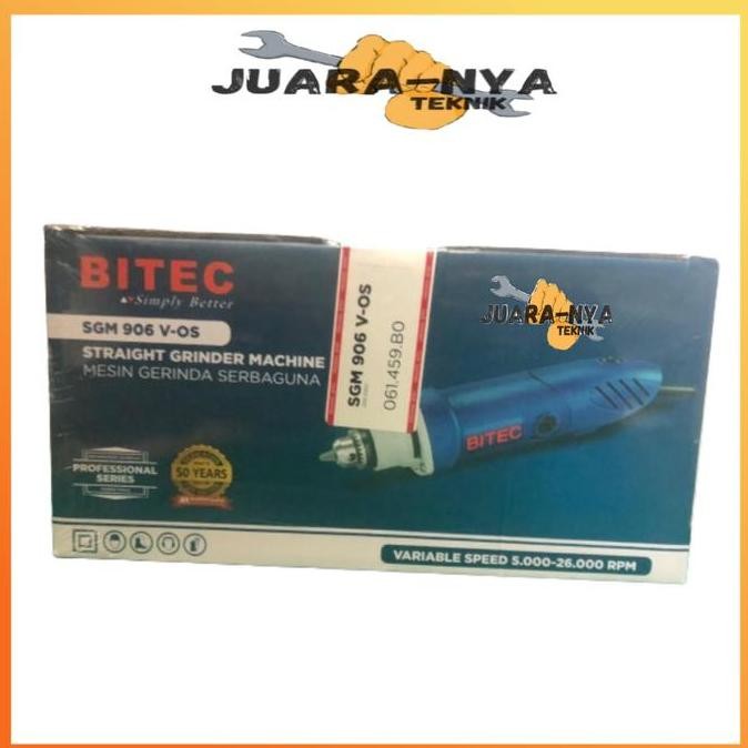 TERMURAH - BITEC SGM 906 Straight Grinder Machine / Mini Die Grinder Lurus / Bosch / Mesin Gerinda S