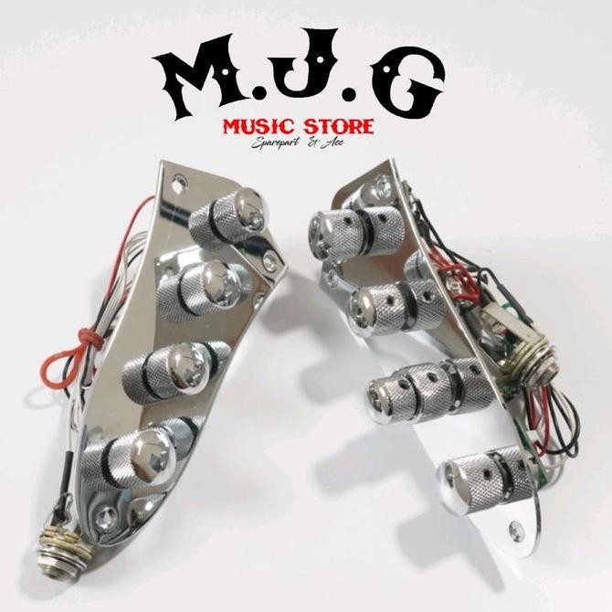 preamp equalizer wiring set kit bass elektrik standard korea