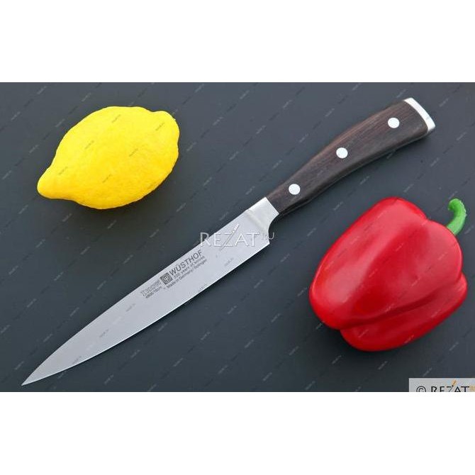 Wusthof Ikon Utility Knife 4906 / 16cm Pisau Solingen Germany Tajam