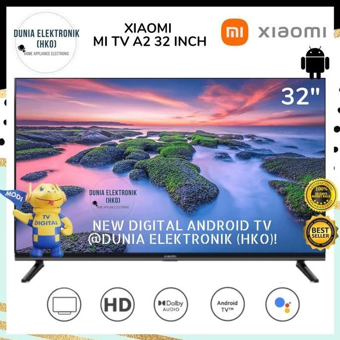 BEBAS ONGKIR - XIAOMI TV A2 32" 32 INCH SMART ANDROID TV HD | XIAOMI NEW A2 32 INCH