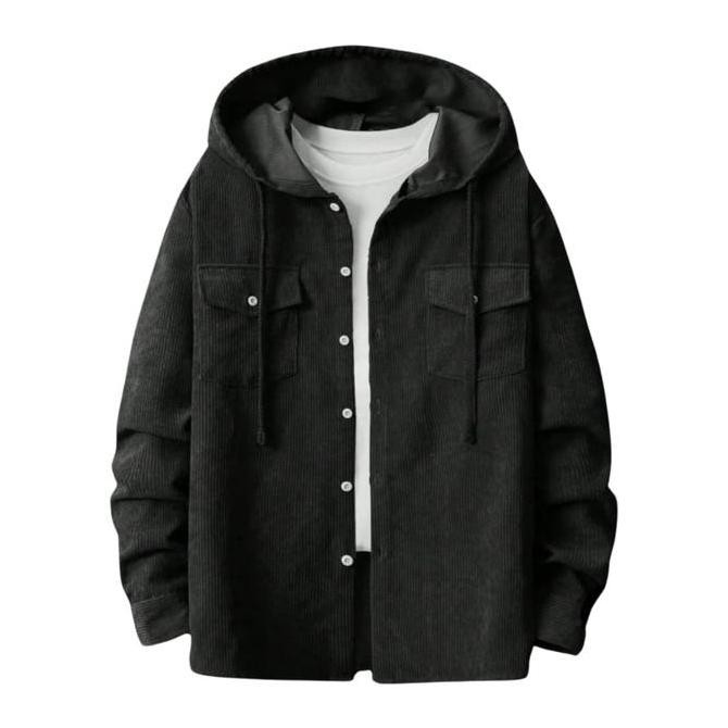 Hoodie bahan corduroy big size JS